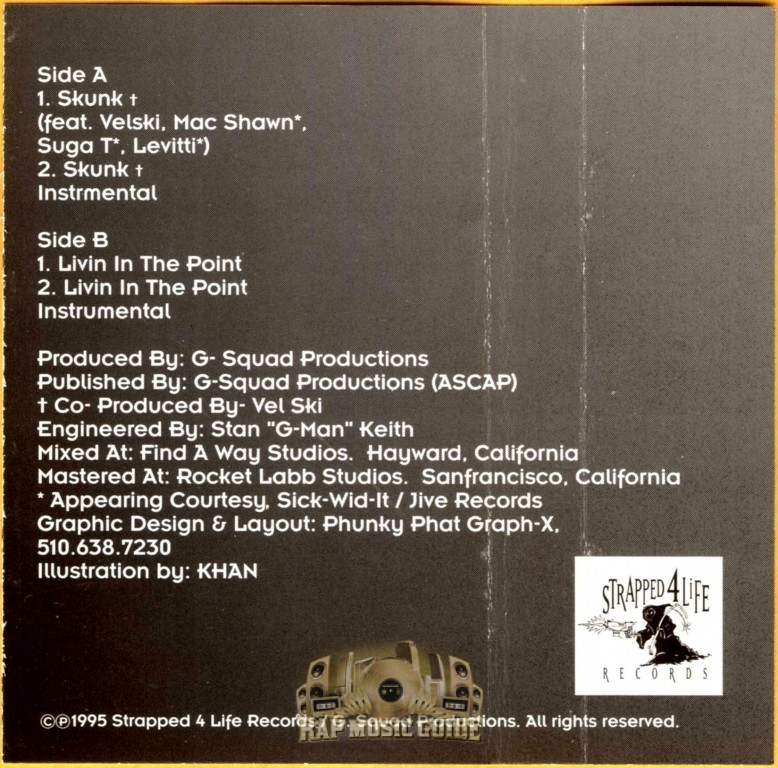 Gangsta Rhyme Posse - Skunk: Single. Cassette Tape | Rap